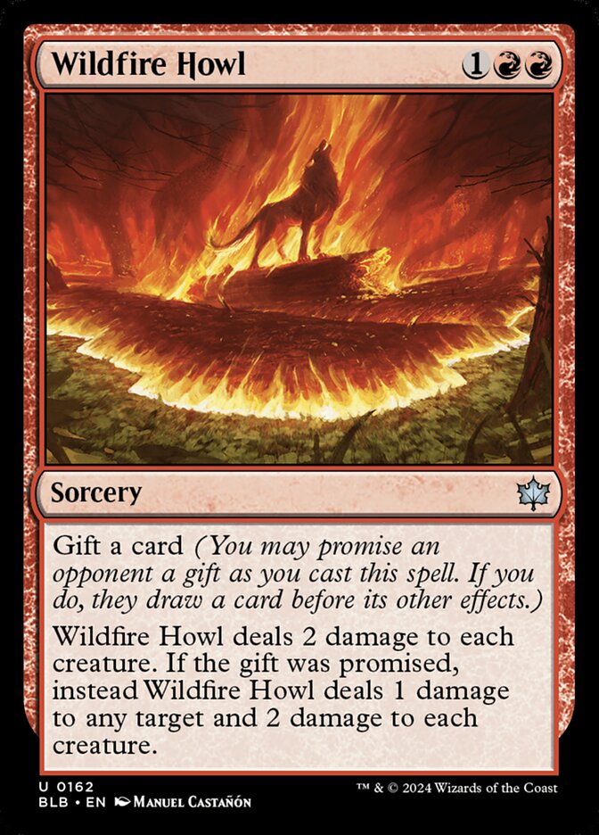 Wildfire Howl 162/281 (Bloomburrow)  - Foil | Good Games Modbury