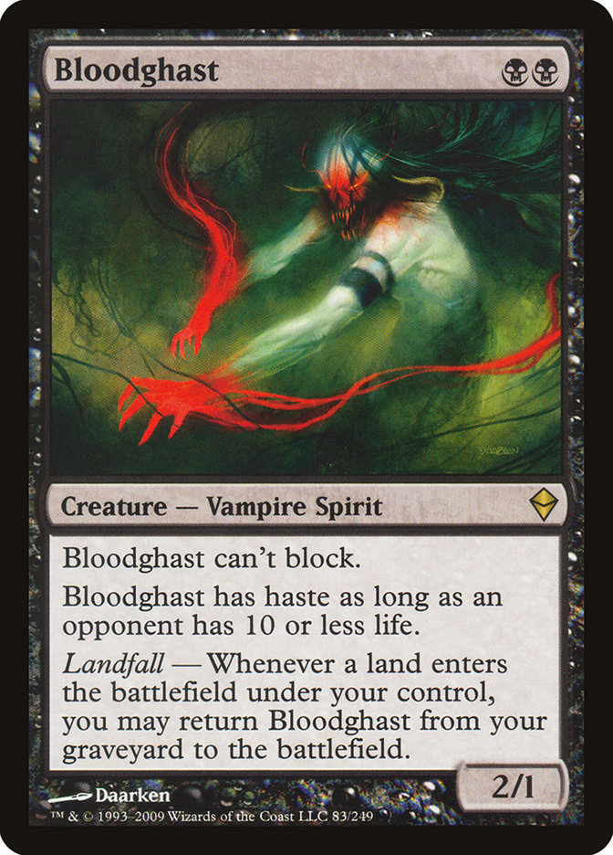 Bloodghast 83/249 (Zendikar)  | Good Games Modbury