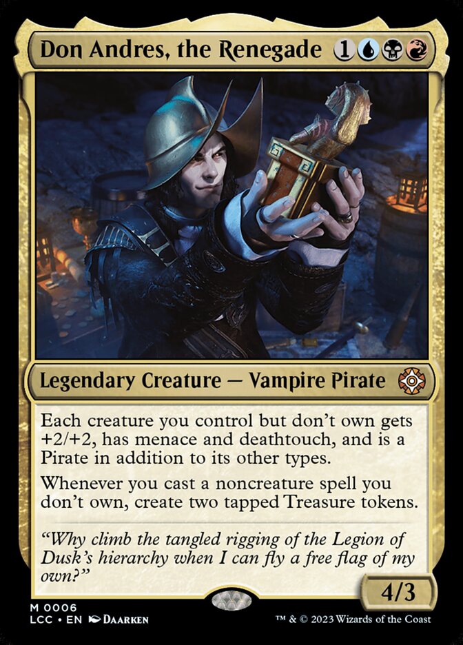 Don Andres, the Renegade 6/370 (Commander: The Lost Caverns of Ixalan)  | Good Games Modbury