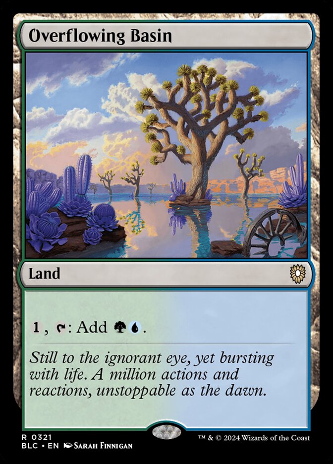 Overflowing Basin 321 (Commander: Bloomburrow)  | Good Games Modbury