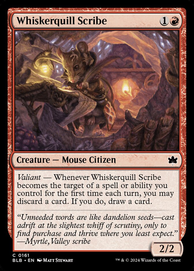 Whiskerquill Scribe 161 (Bloomburrow)  - Foil | Good Games Modbury