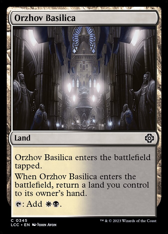 Orzhov Basilica 345/370 (Commander: The Lost Caverns of Ixalan)  | Good Games Modbury