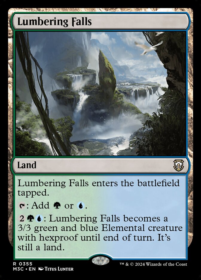 Lumbering Falls 355/411 (Commander: Modern Horizons 3)  | Good Games Modbury