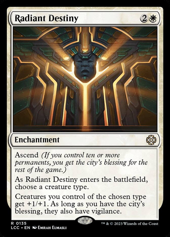 Radiant Destiny 135/370 (Commander: The Lost Caverns of Ixalan)  | Good Games Modbury