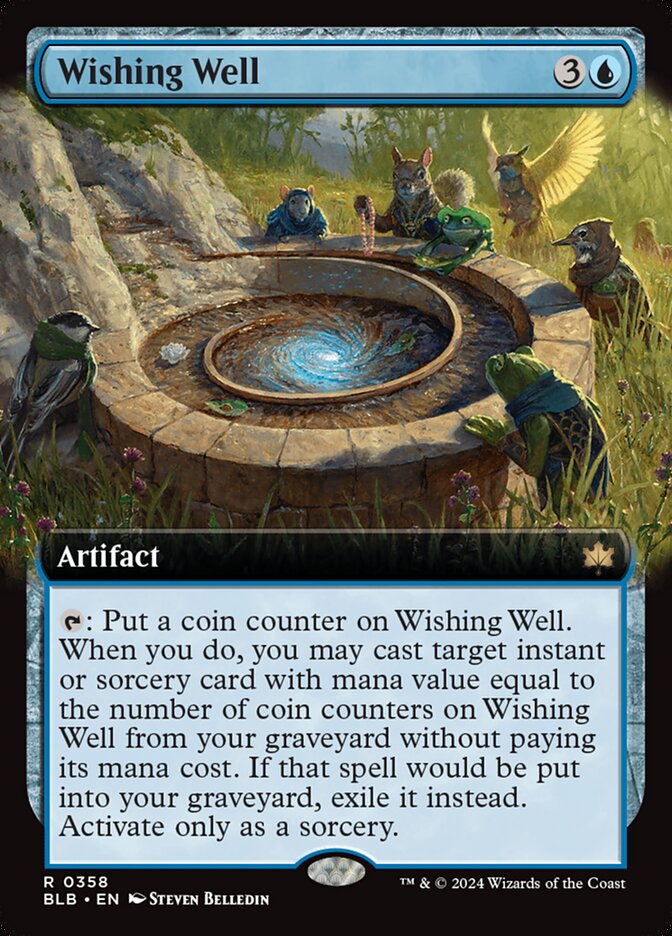 Wishing Well 358 (Bloomburrow)  - Extended Art | Good Games Modbury