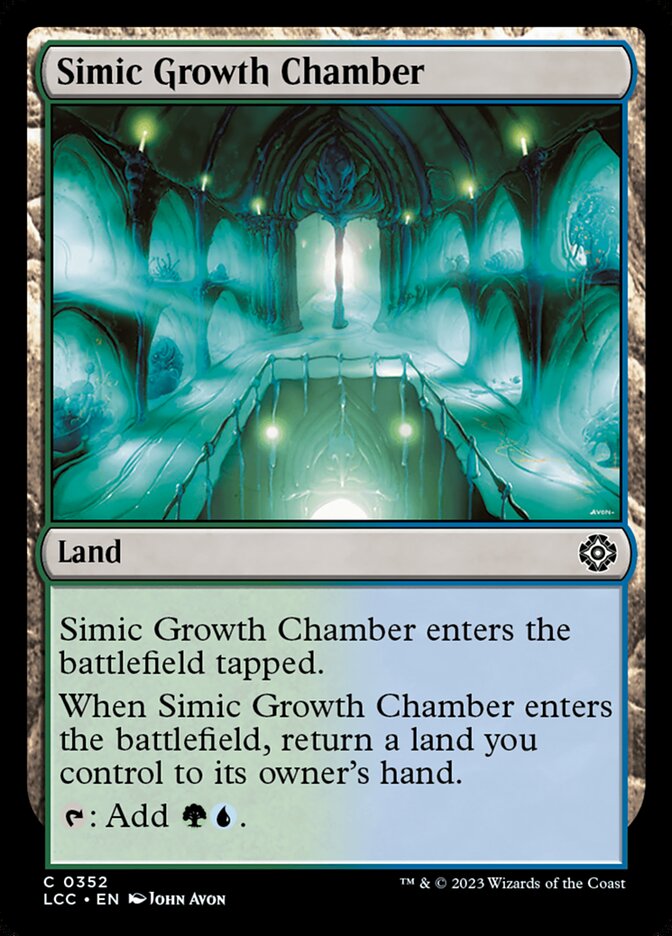 Simic Growth Chamber 352 (Commander: The Lost Caverns of Ixalan)  | Good Games Modbury