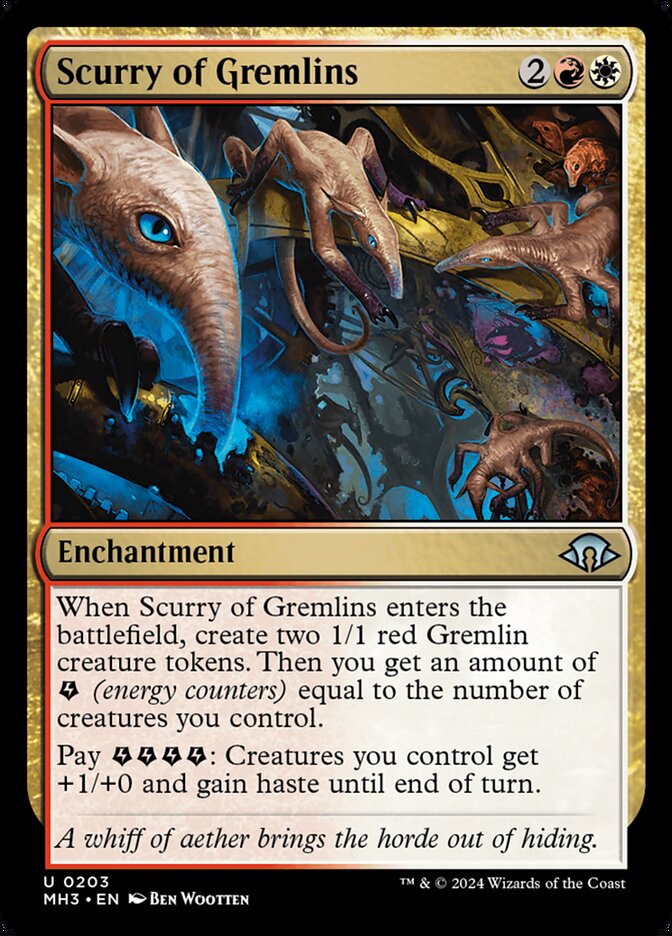 Scurry of Gremlins 203/319 (Modern Horizons 3)  - Foil | Good Games Modbury