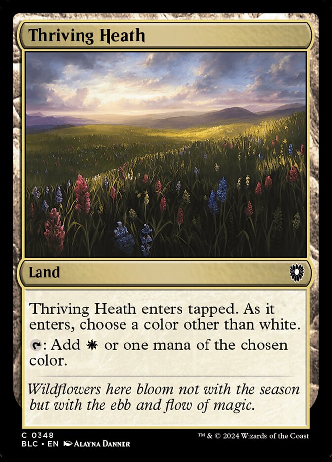 Thriving Heath 348 (Commander: Bloomburrow)  | Good Games Modbury
