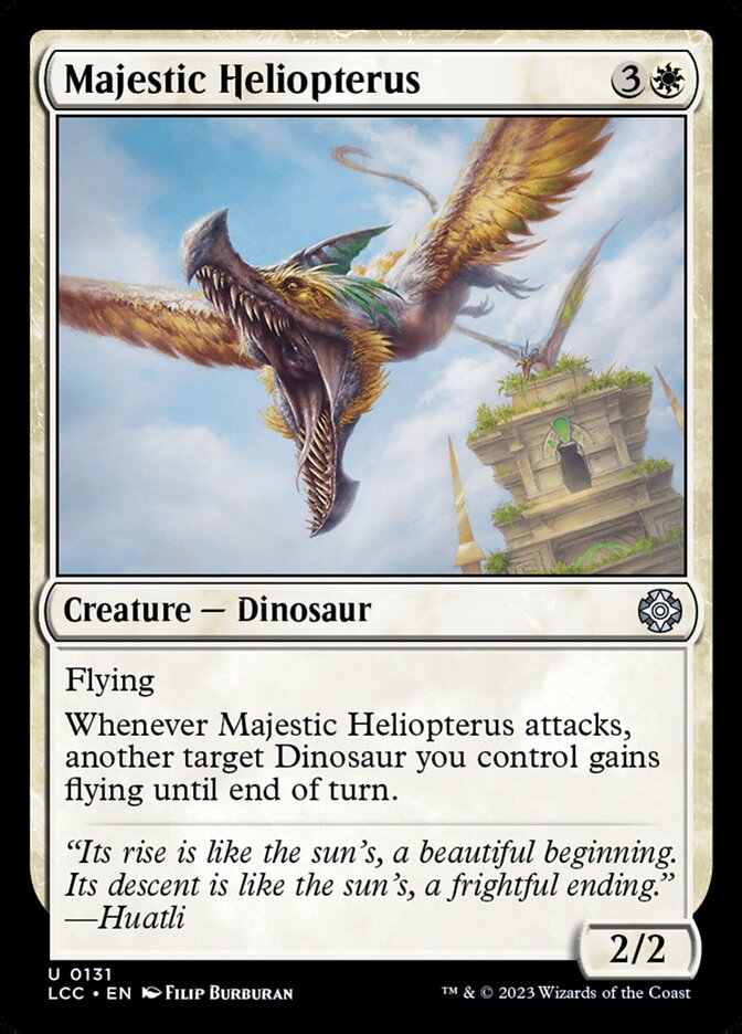 Majestic Heliopterus 131/370 (Commander: The Lost Caverns of Ixalan)  | Good Games Modbury