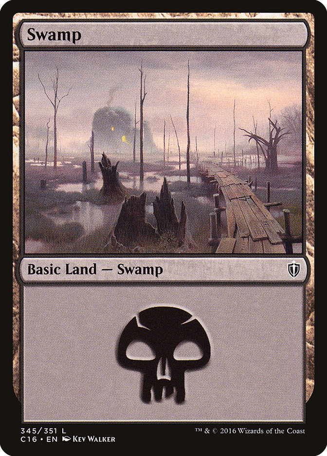 Swamp 345/351 (Commander 2016)  | Good Games Modbury