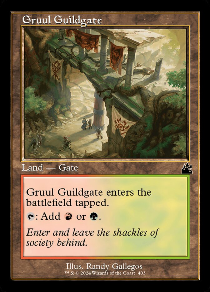 Gruul Guildgate 403/291 (Ravnica Remastered)  - Retro | Good Games Modbury