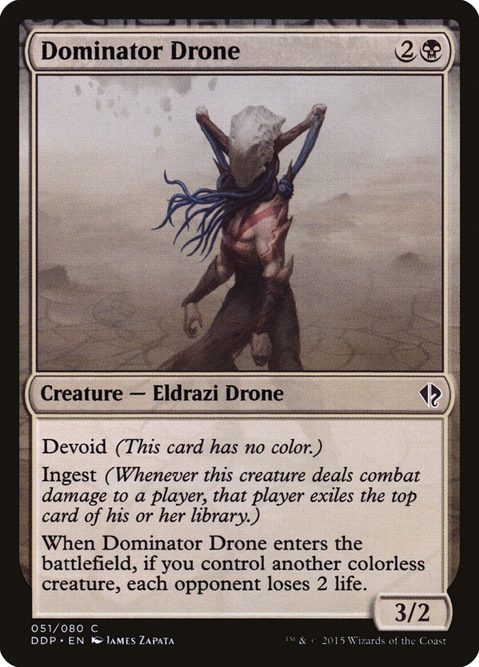 Dominator Drone 51/80 (Duel Decks: Zendikar vs. Eldrazi)  | Good Games Modbury