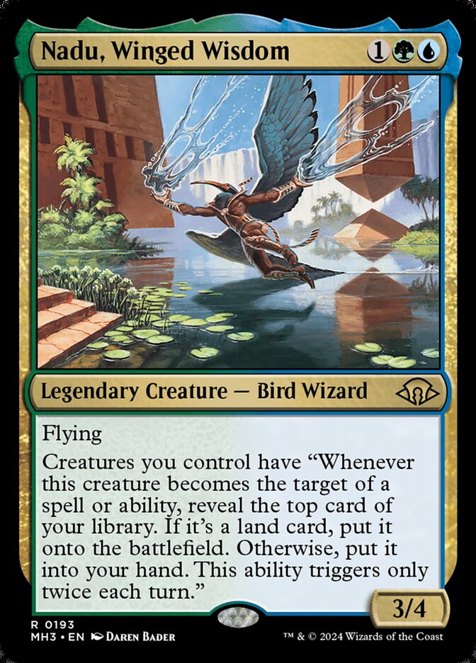 Nadu, Winged Wisdom 193 (Modern Horizons 3)  | Good Games Modbury