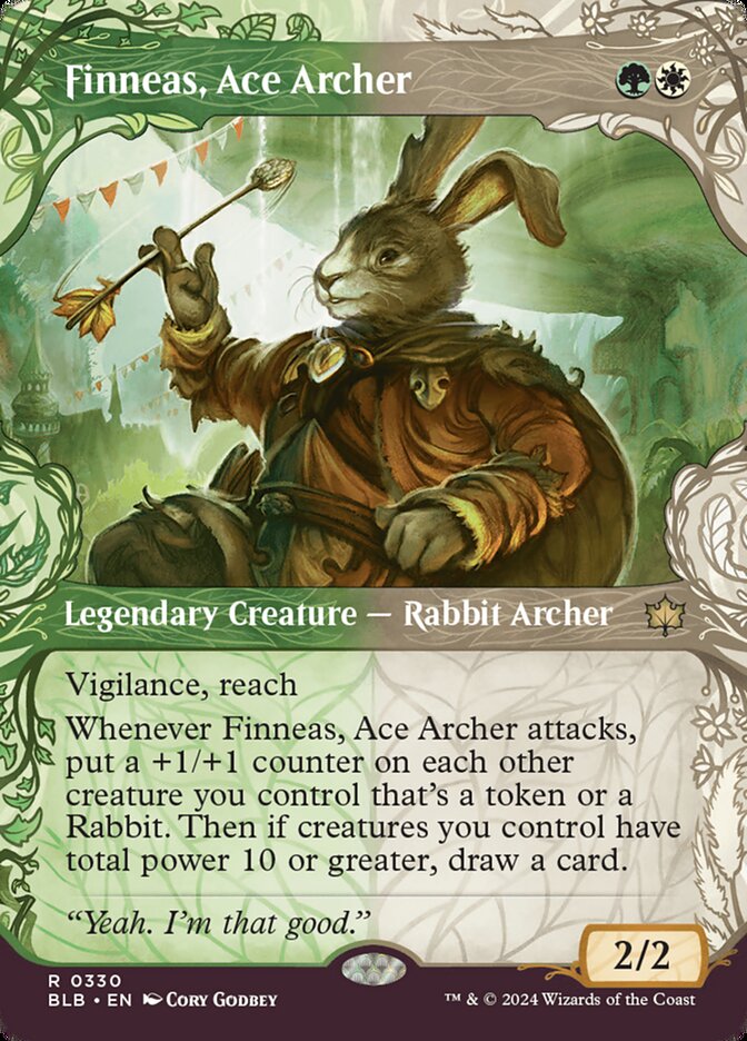 Finneas, Ace Archer 330/281 (Bloomburrow)  - Showcase | Good Games Modbury