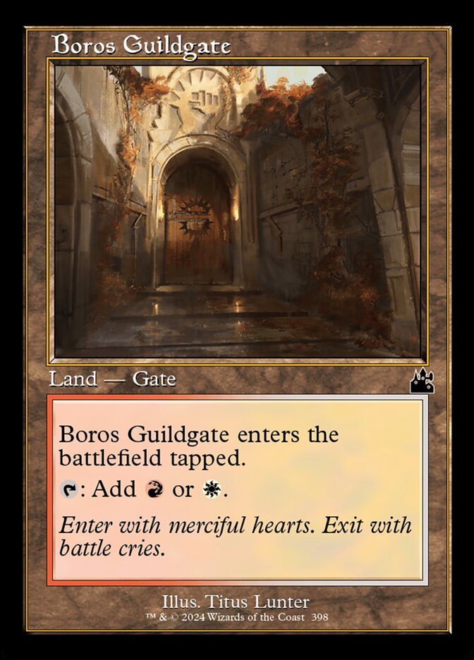 Boros Guildgate 398 (Ravnica Remastered)  - Retro | Good Games Modbury