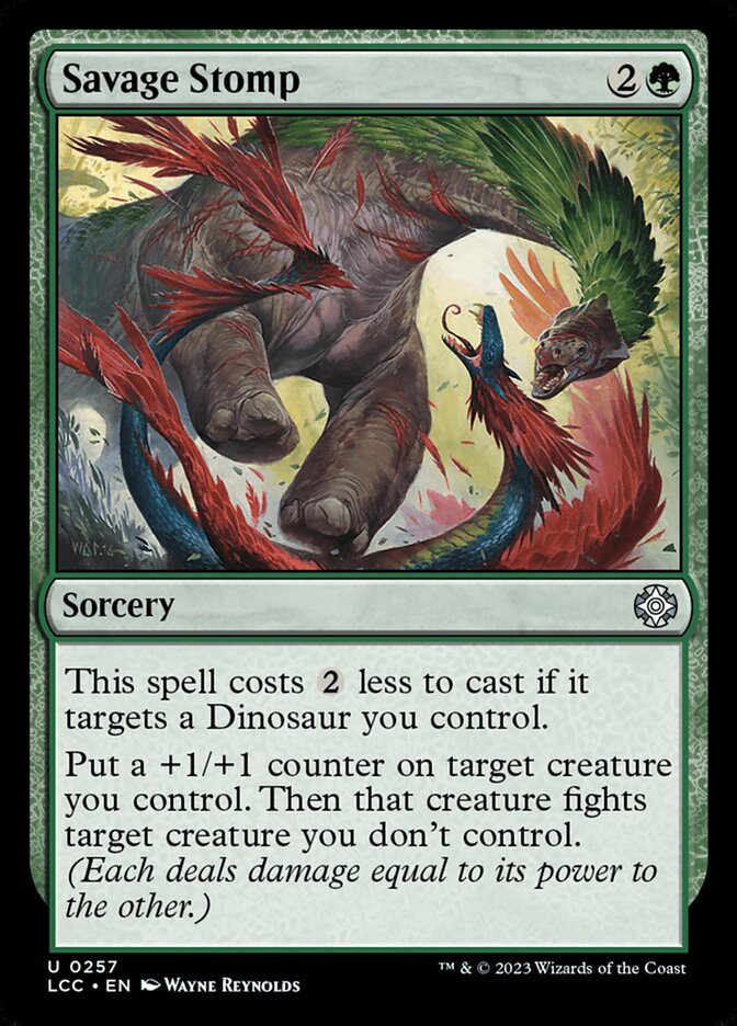 Savage Stomp 257/370 (Commander: The Lost Caverns of Ixalan)  | Good Games Modbury