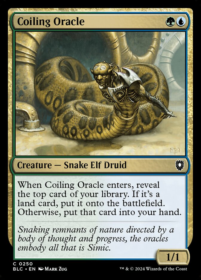 Coiling Oracle 250 (Commander: Bloomburrow)  | Good Games Modbury