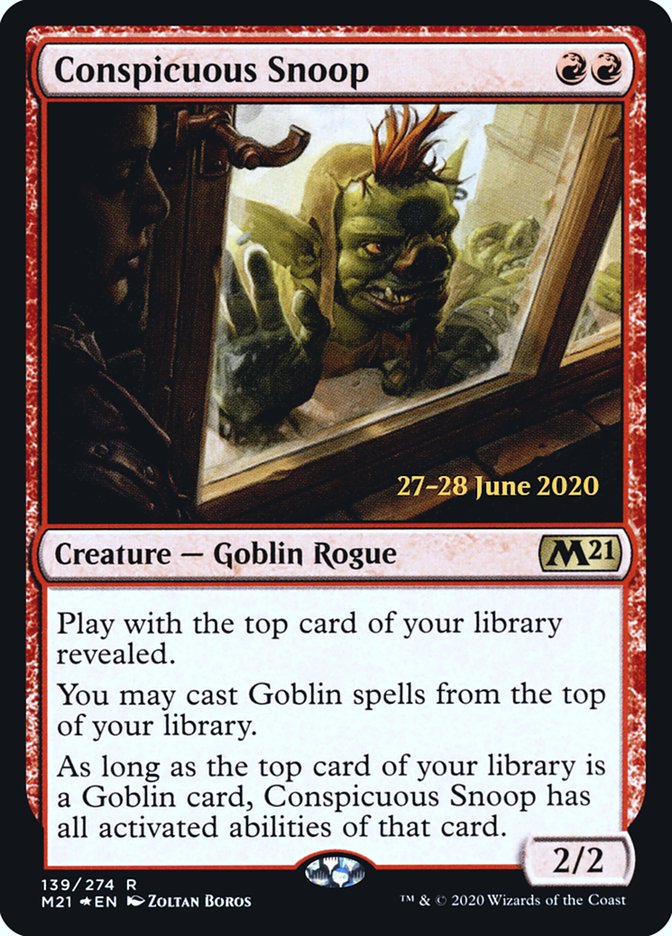 Conspicuous Snoop 139 (Prerelease Cards)  - Foil | Good Games Modbury