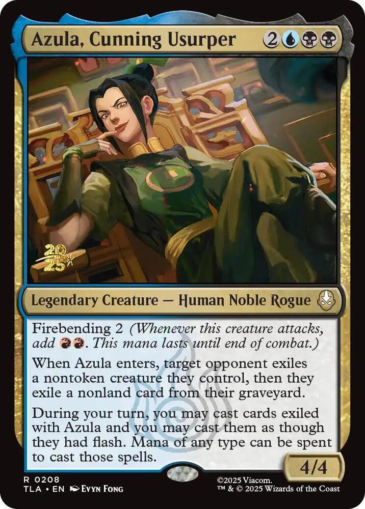Azula Cunning Usurper 208s/88 (Prerelease Cards)  - Foil | Good Games Modbury