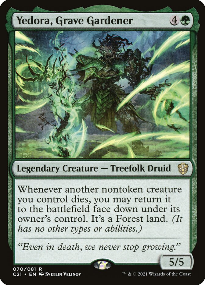Yedora, Grave Gardener 70/81 (Commander 2021)  | Good Games Modbury