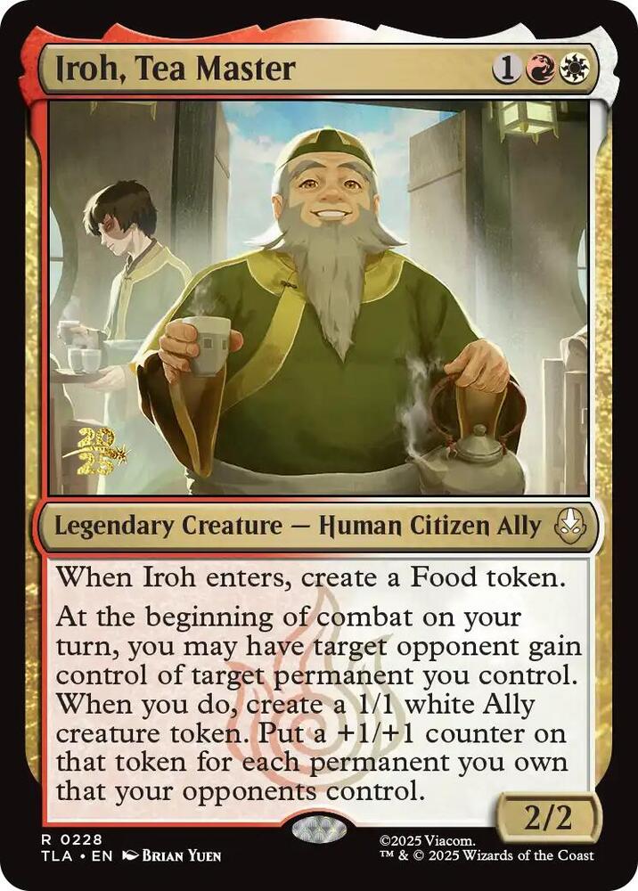 Iroh Tea Master 228s/88 (Prerelease Cards)  - Foil | Good Games Modbury