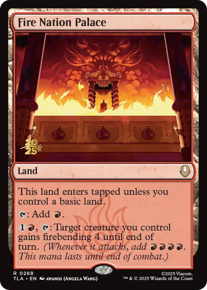 Fire Nation Palace 268s/88 (Prerelease Cards)  - Foil | Good Games Modbury