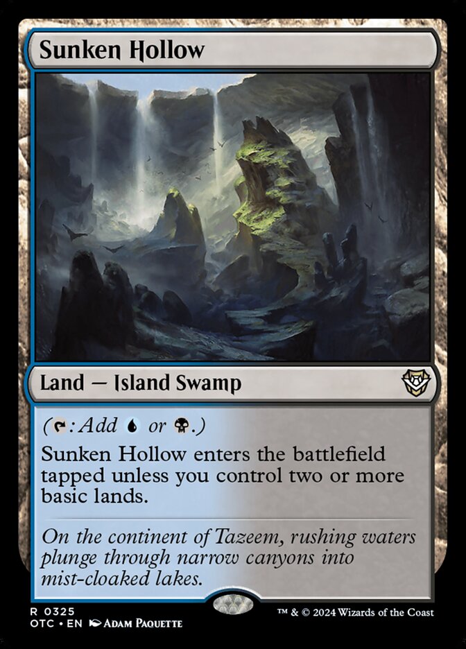 Sunken Hollow 325/342 (Commander: Outlaws of Thunder Junction)  | Good Games Modbury