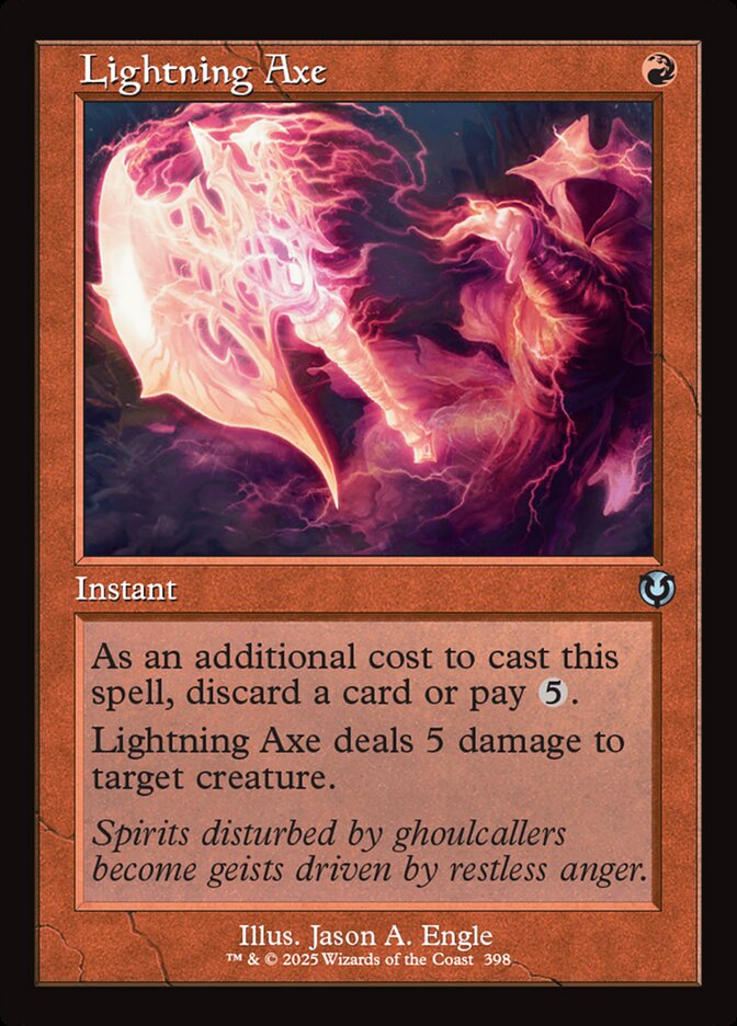 Lightning Axe 398/287 (Innistrad Remastered)  - Retro | Good Games Modbury