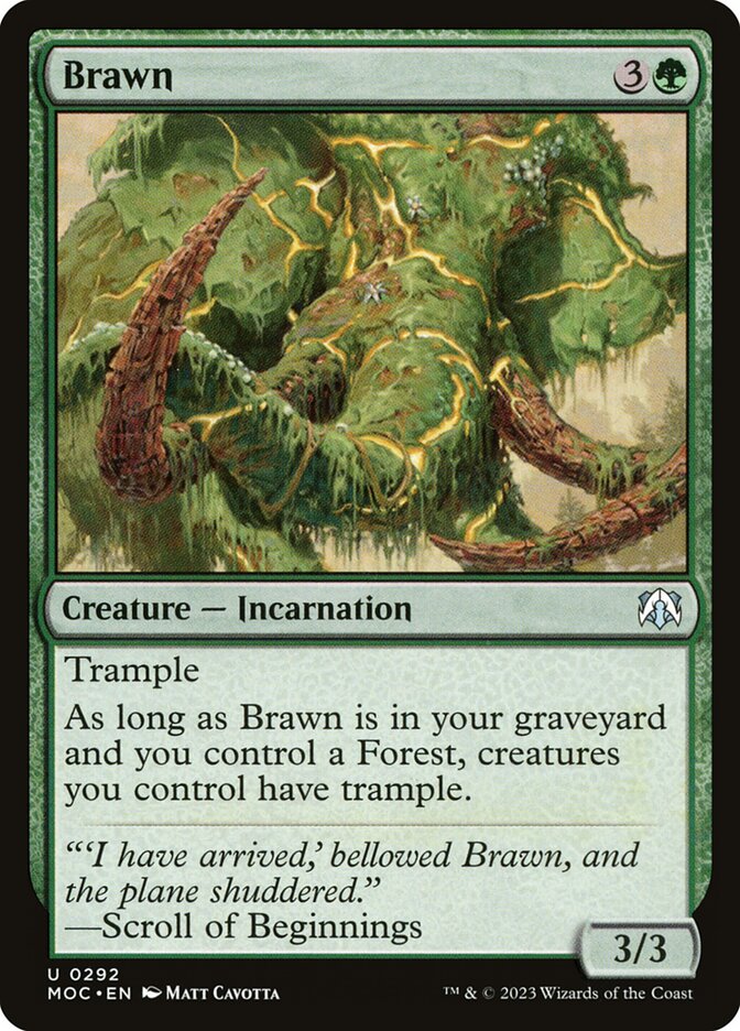 Brawn 292/444 (Commander: March of the Machine)  | Good Games Modbury