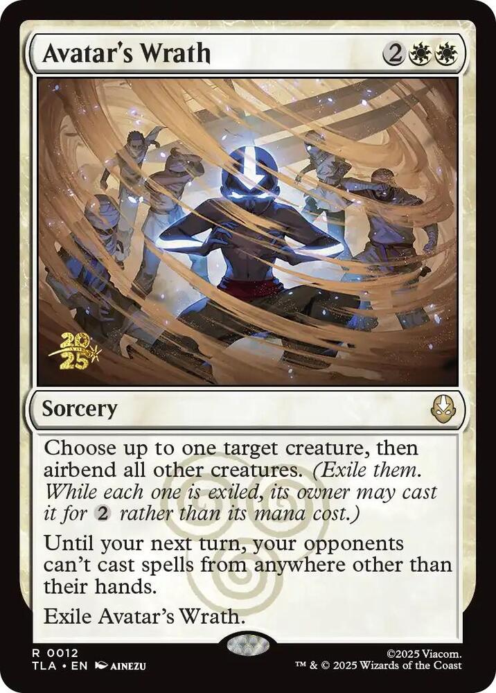 Avatar's Wrath 12s/88 (Prerelease Cards)  - PreRelease Foil | Good Games Modbury