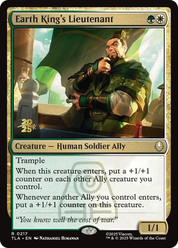 Earth King's Lieutenant 217s/88 (Prerelease Cards)  - Foil | Good Games Modbury