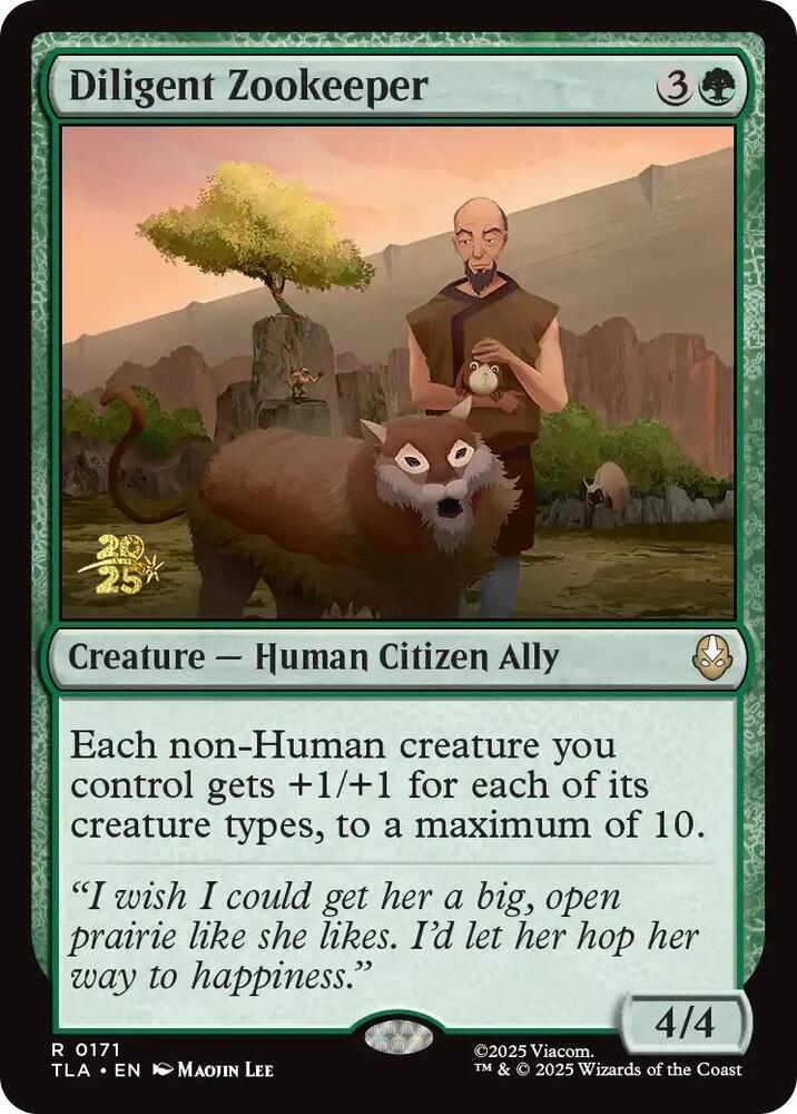 Diligent Zookeeper 171s/88 (Prerelease Cards)  - Foil | Good Games Modbury