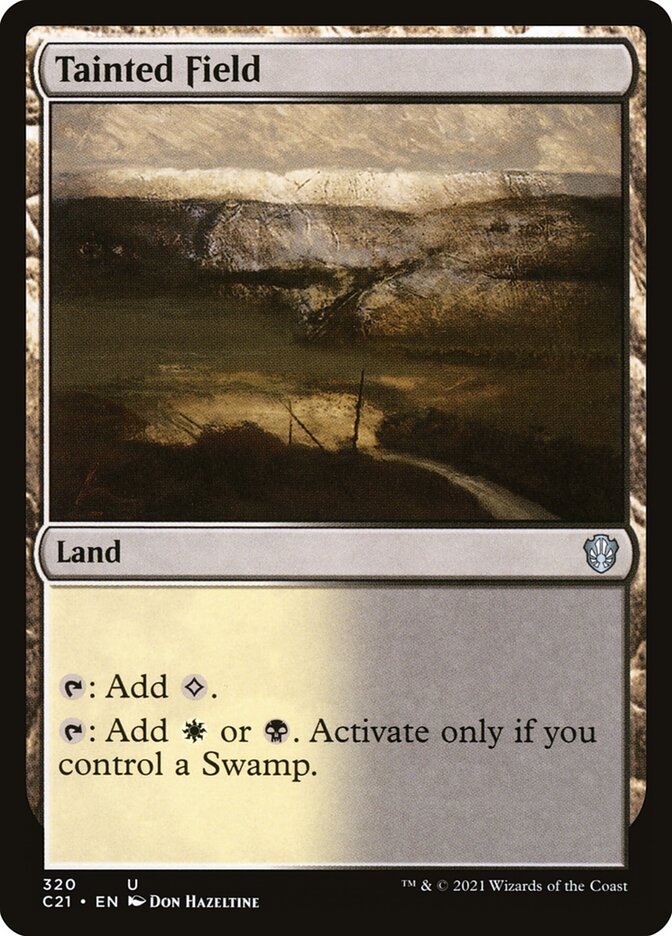 Tainted Field 320/81 (Commander 2021)  | Good Games Modbury