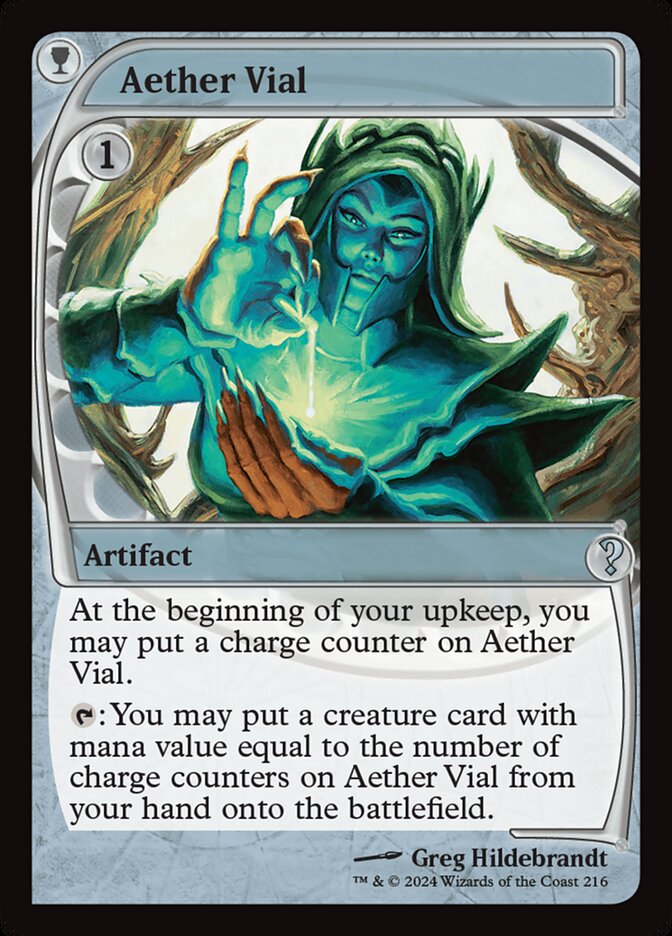 Aether Vial 216/390 (Mystery Booster 2)  - Future Sight Foil | Good Games Modbury