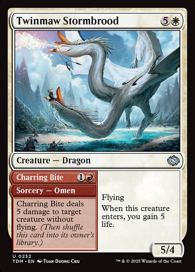 Twinmaw Stormbrood // Charring Bite 232/291 (Tarkir: Dragonstorm)  | Good Games Modbury