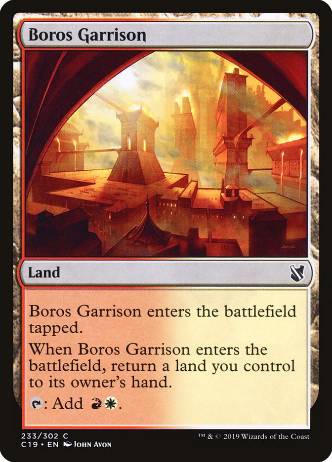 Boros Garrison 233/302 (Commander 2019)  | Good Games Modbury
