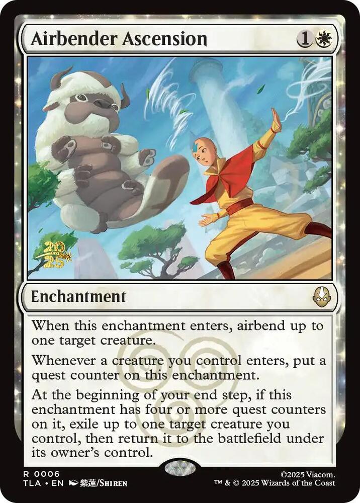 Airbender Ascension 6s/88 (Prerelease Cards)  - PreRelease Foil | Good Games Modbury