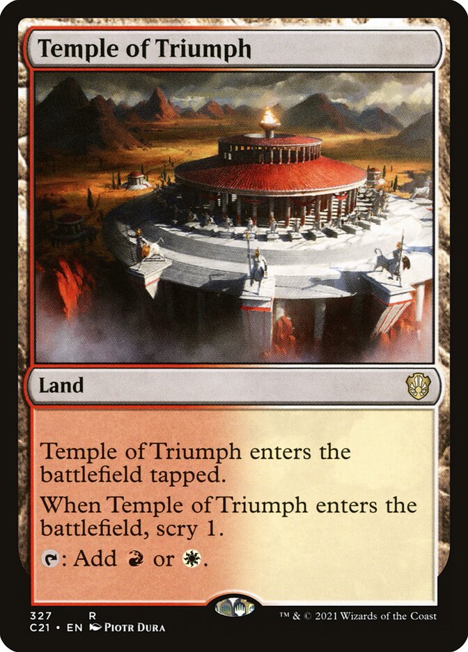 Temple of Triumph 327/81 (Commander 2021)  | Good Games Modbury