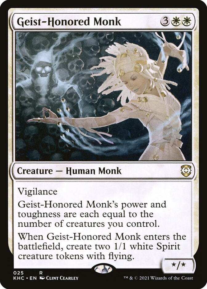 Geist-Honored Monk 25/1 (Commander: Kaldheim)  | Good Games Modbury
