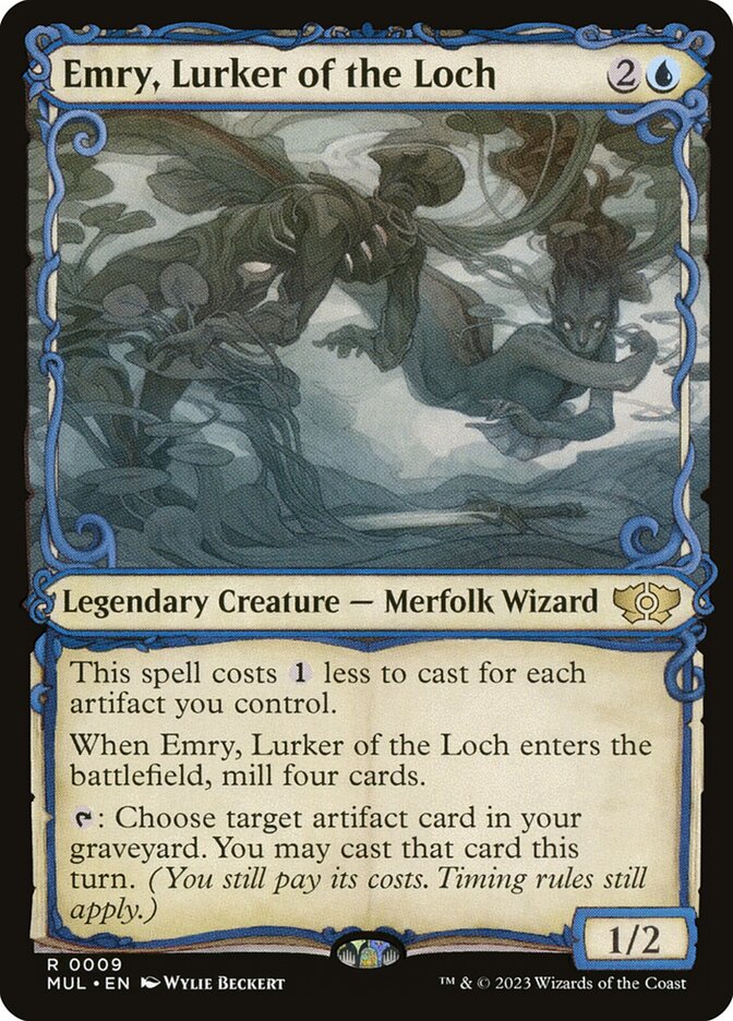 Emry Lurker of the Loch 9 (March of the Machine: Multiverse Legends)  - Showcase Foil | Good Games Modbury