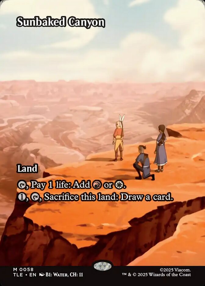Sunbaked Canyon 58/317 (Avatar: The Last Airbender: Eternal-Legal)  - Borderless | Good Games Modbury