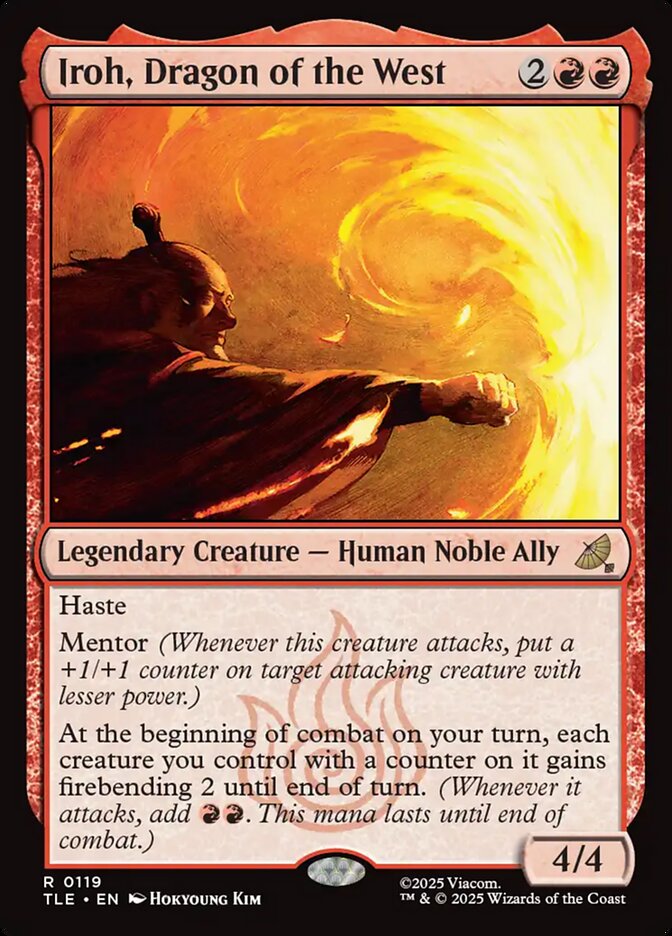 Iroh, Dragon of the West 119/317 (Avatar: The Last Airbender: Eternal-Legal)  - Foil | Good Games Modbury