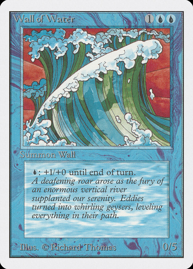Wall of Water 91/302 (Unlimited Edition)  | Good Games Modbury