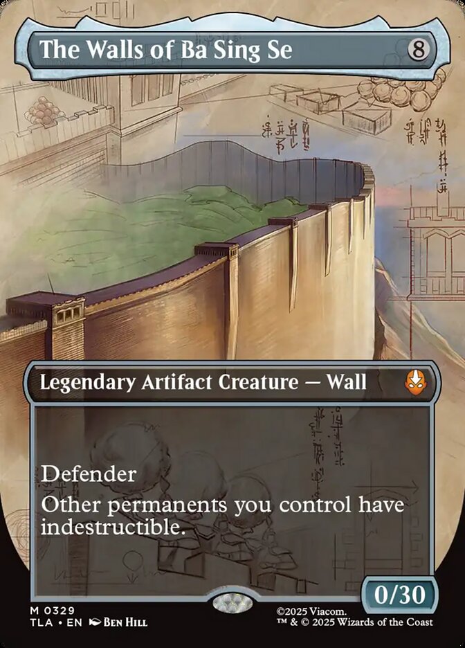 The Walls of Ba Sing Se  329 (Avatar: The Last Airbender)  - Borderless Foil | Good Games Modbury