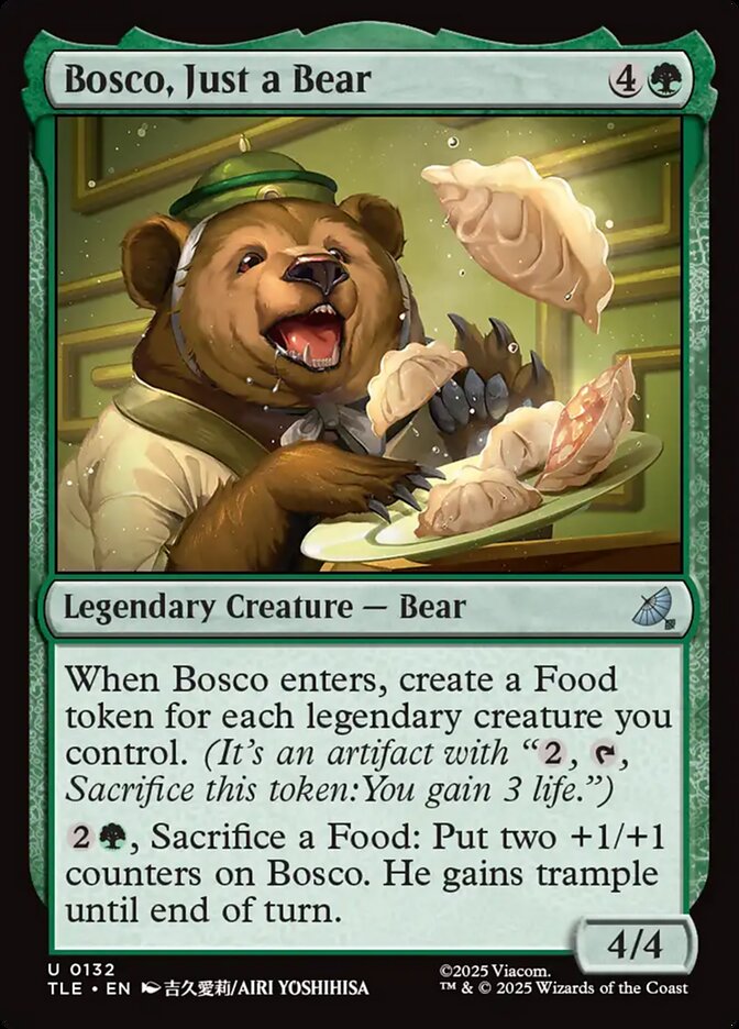 Bosco, Just a Bear 132/317 (Avatar: The Last Airbender: Eternal-Legal)  | Good Games Modbury