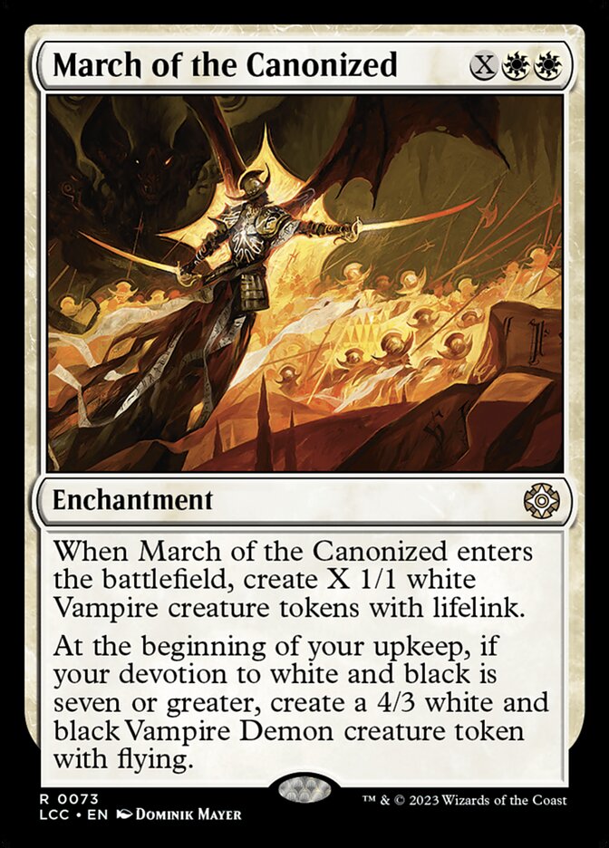 March of the Canonized 73/370 (Commander: The Lost Caverns of Ixalan)  | Good Games Modbury