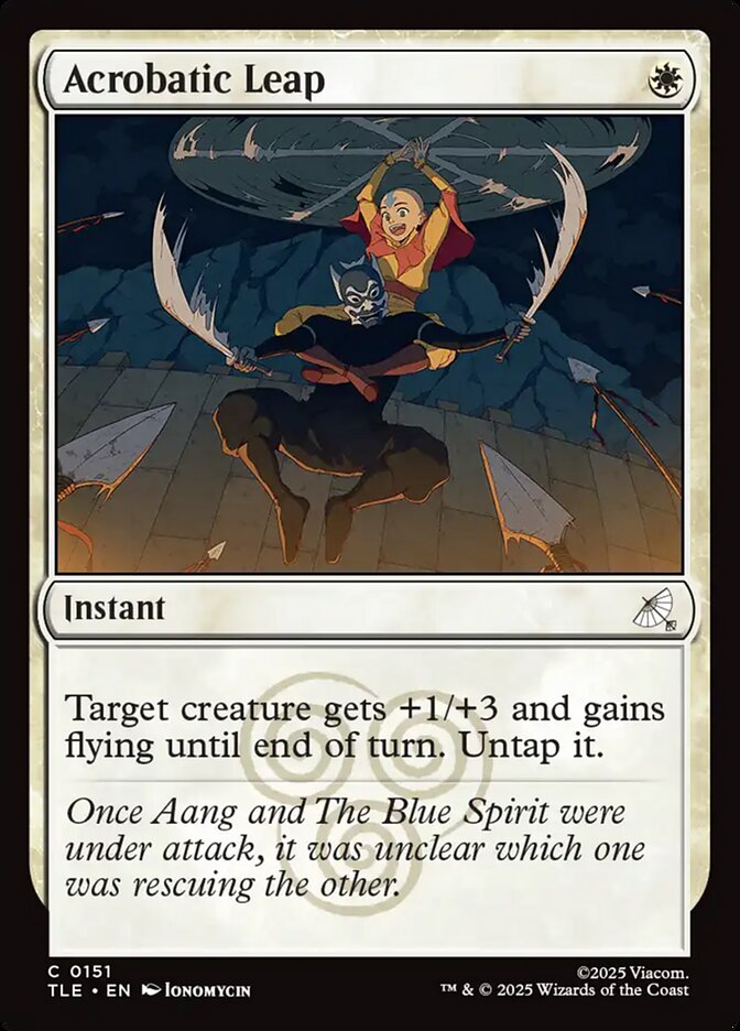 Acrobatic Leap 151/317 (Avatar: The Last Airbender: Eternal-Legal)  - Foil | Good Games Modbury