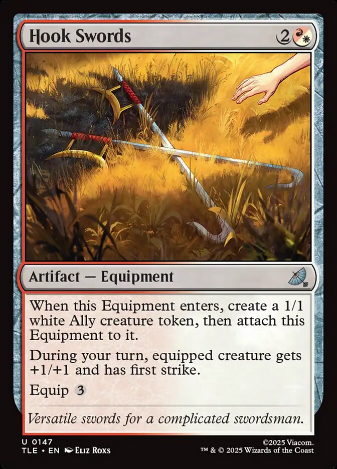 Hook Swords 147/317 (Avatar: The Last Airbender: Eternal-Legal)  - Foil | Good Games Modbury