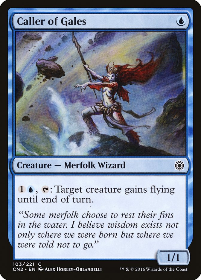Caller of Gales 103/221 (Conspiracy: Take the Crown)  - Foil | Good Games Modbury