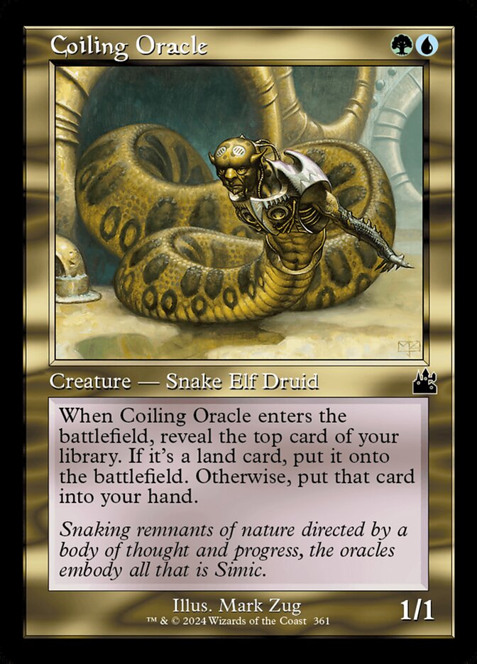 Coiling Oracle 361/291 (Ravnica Remastered)  - Retro | Good Games Modbury